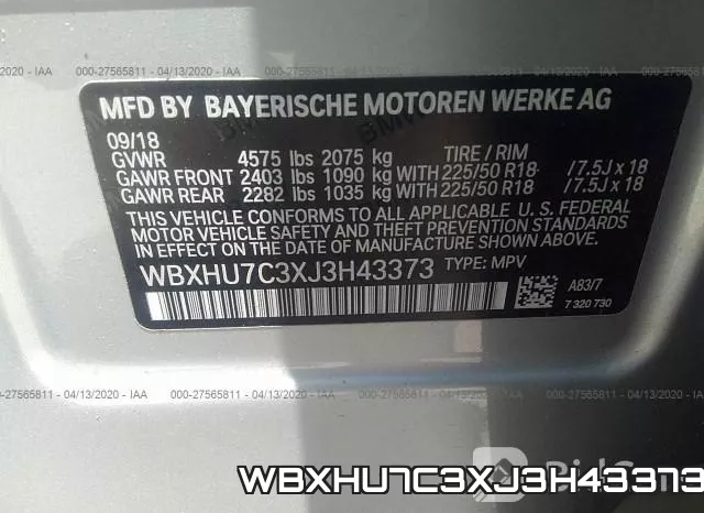 WBXHU7C3XJ3H43373 фото 10