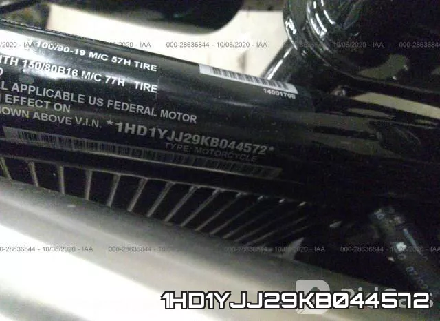 1HD1YJJ29KB044572 фото 2