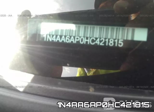 1N4AA6AP0HC421815 фото 10