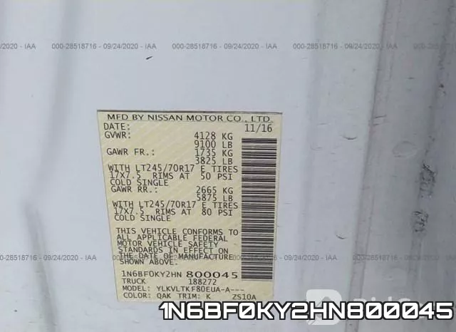 1N6BF0KY2HN800045 фото 10