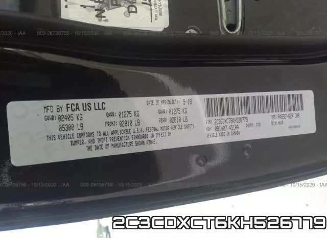 2C3CDXCT6KH526779 фото 10