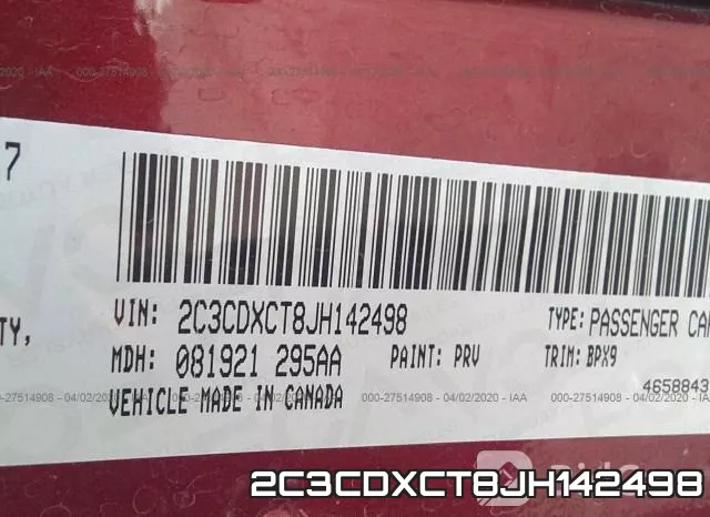 2C3CDXCT8JH142498 фото 10