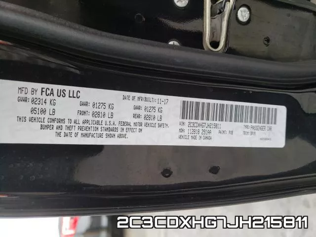 2C3CDXHG7JH215811 фото 2