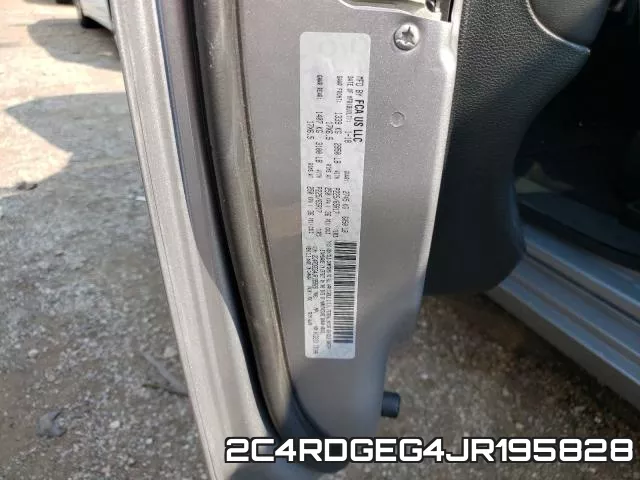 2C4RDGEG4JR195828 фото 2