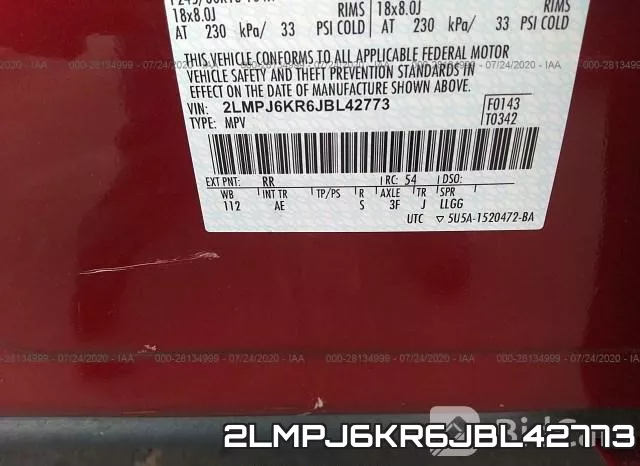 2LMPJ6KR6JBL42773 фото 10