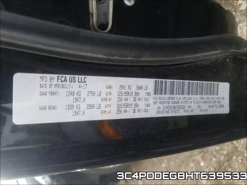 3C4PDDEG8HT639533 фото 2