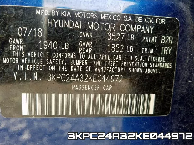3KPC24A32KE044972 фото 2
