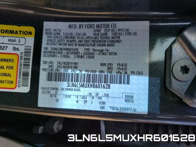 3LN6L5MUXHR601628 фото 2