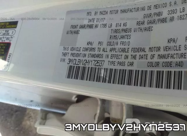 3MYDLBYV2HY172537 фото 10