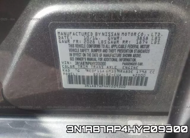 3N1AB7AP4HY209300 фото 10