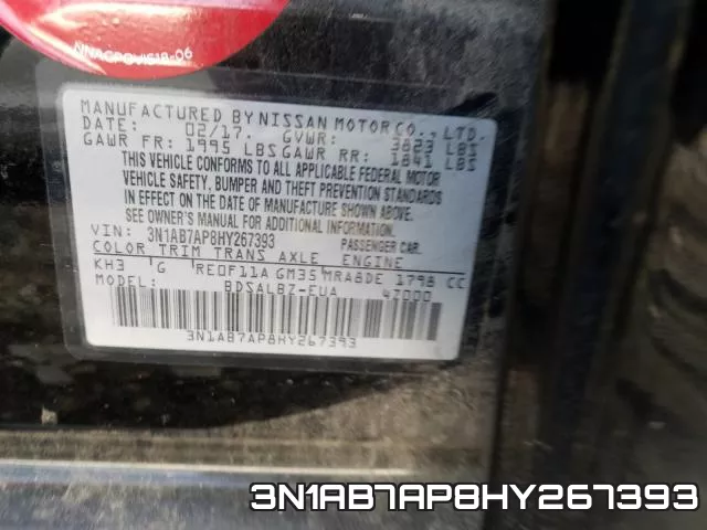 3N1AB7AP8HY267393 фото 2
