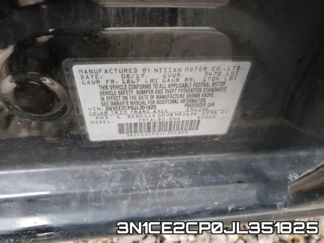 3N1CE2CP0JL351825 фото 2