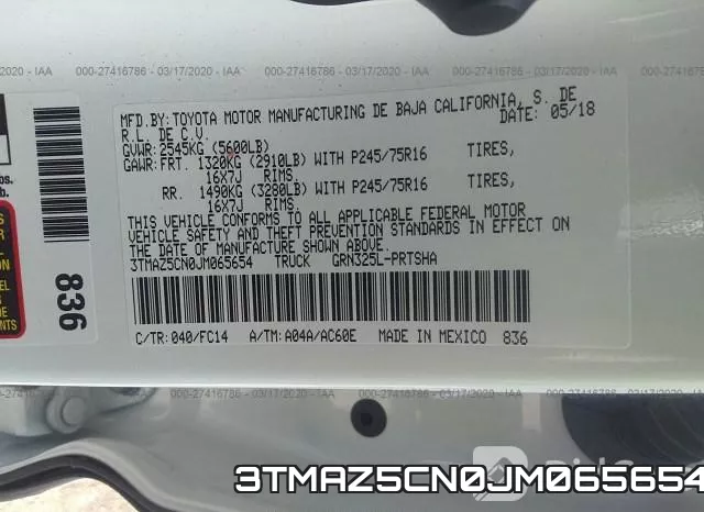 3TMAZ5CN0JM065654 фото 9