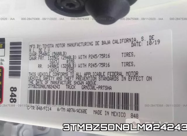 3TMBZ5DN8LM024243 фото 10
