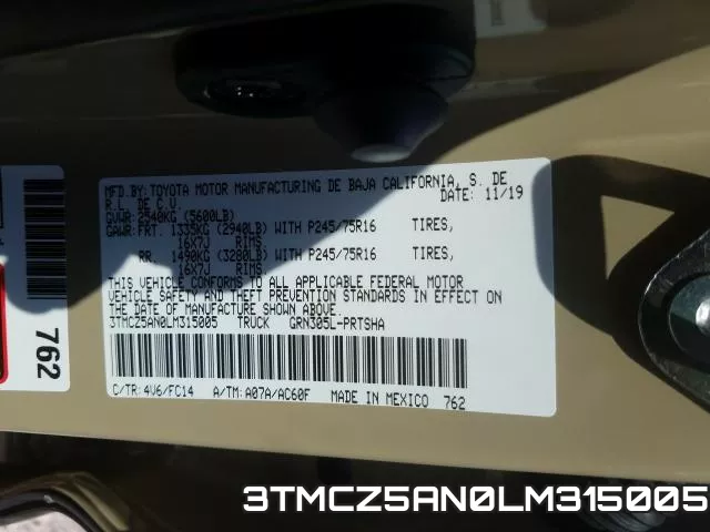 3TMCZ5AN0LM315005 фото 2