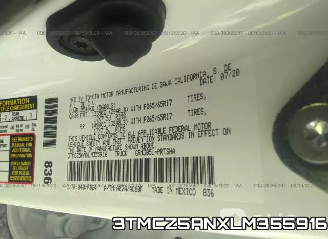 3TMCZ5ANXLM355916 фото 10