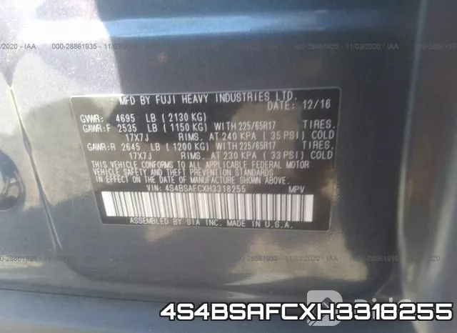 4S4BSAFCXH3318255 фото 10