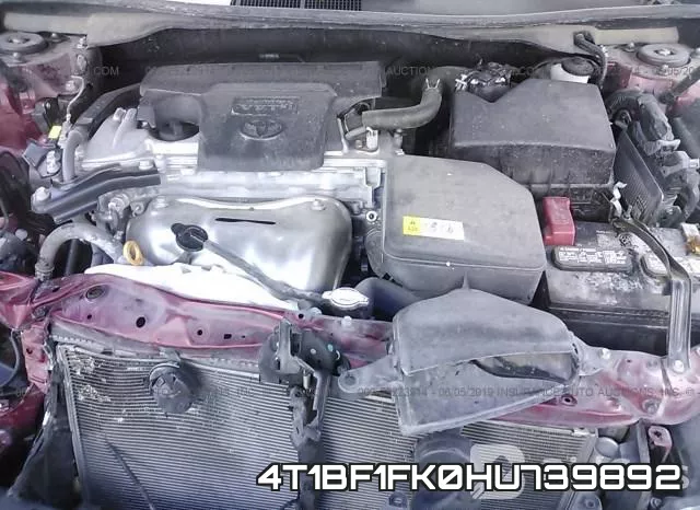 4T1BF1FK0HU739892 фото 2