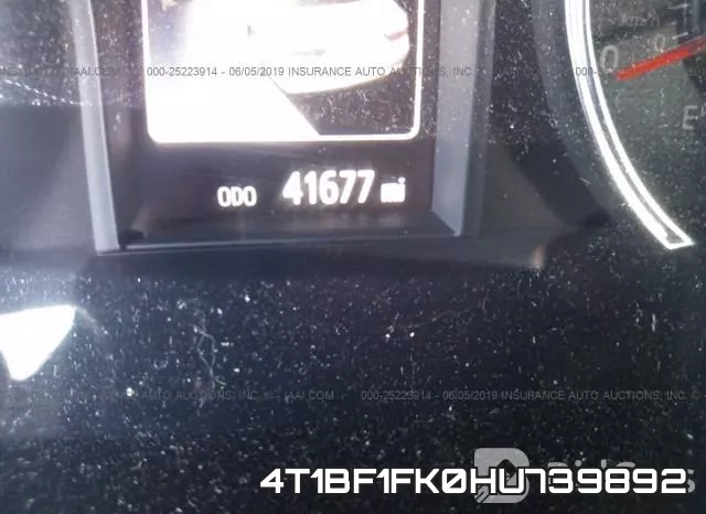 4T1BF1FK0HU739892 фото 8