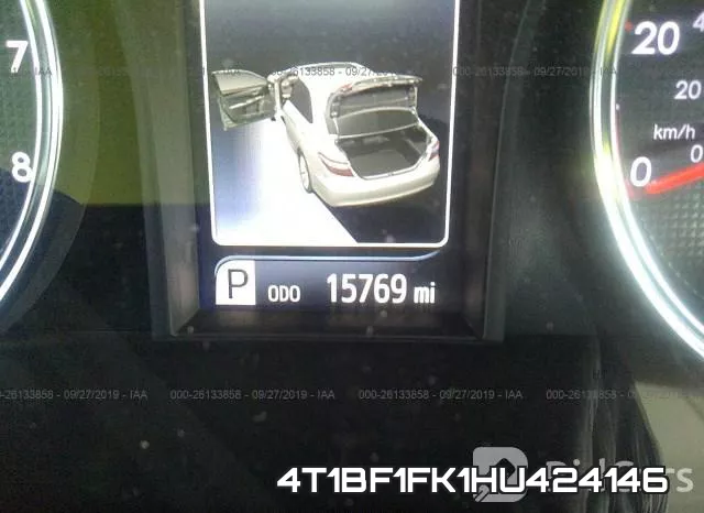 4T1BF1FK1HU424146 фото 8