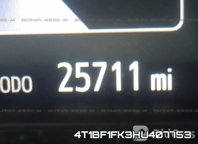 4T1BF1FK3HU407753 фото 8