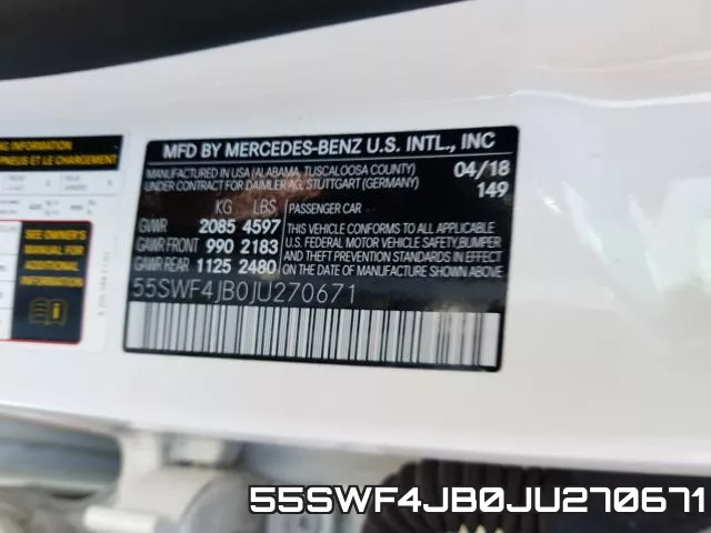 55SWF4JB0JU270671 фото 2