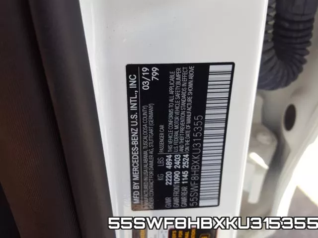 55SWF8HBXKU315355 фото 2