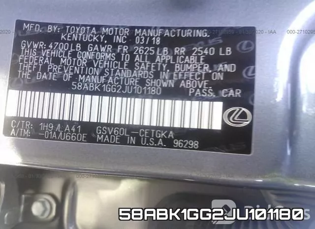 58ABK1GG2JU101180 фото 10