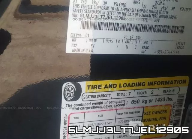 5LMJJ3LT7JEL12905 фото 10