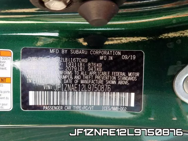JF1ZNAE12L9750876 фото 2