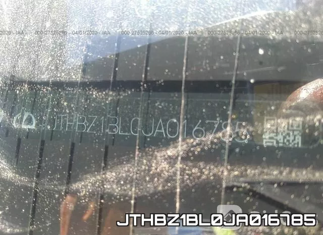 JTHBZ1BL0JA016785 фото 10