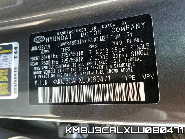 KM8J3CALXLU080471 фото 2
