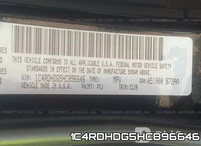 1C4RDHDG5HC896646 фото 10