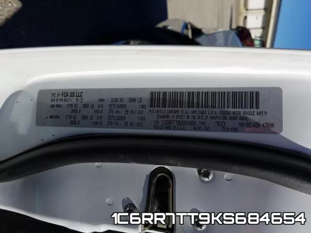 1C6RR7TT9KS684654 фото 2