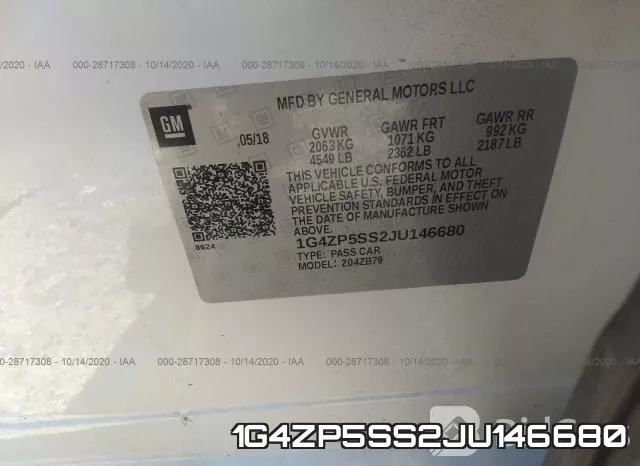 1G4ZP5SS2JU146680 фото 9