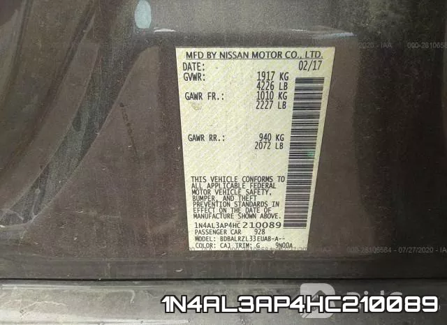 1N4AL3AP4HC210089 фото 10