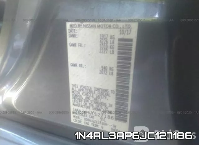 1N4AL3AP6JC127186 фото 10
