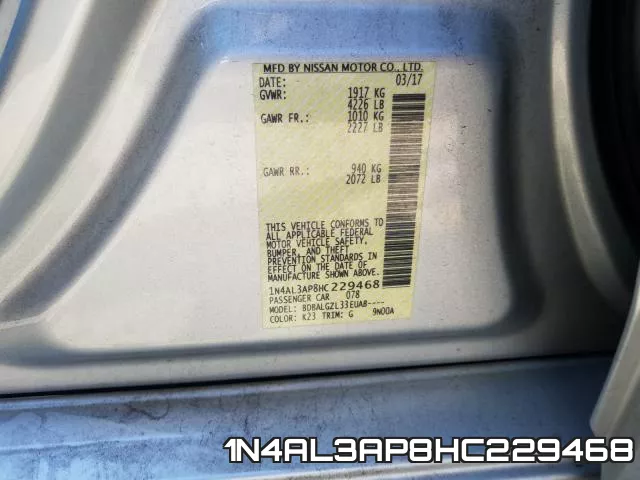 1N4AL3AP8HC229468 фото 2