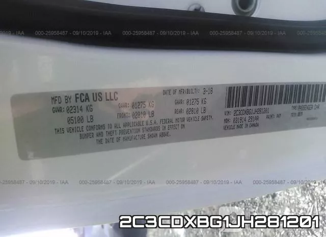 2C3CDXBG1JH281201 фото 9