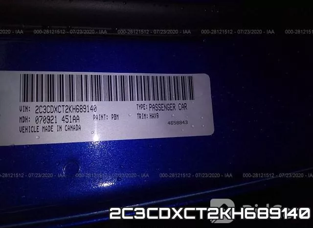 2C3CDXCT2KH689140 фото 10
