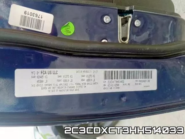 2C3CDXCT3HH514033 фото 2