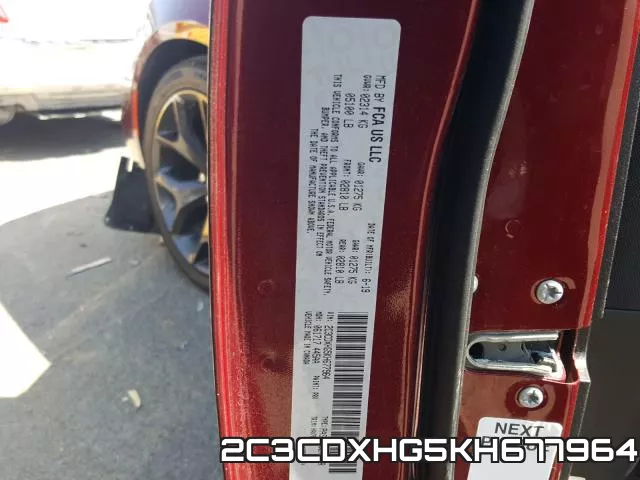 2C3CDXHG5KH677964 фото 2