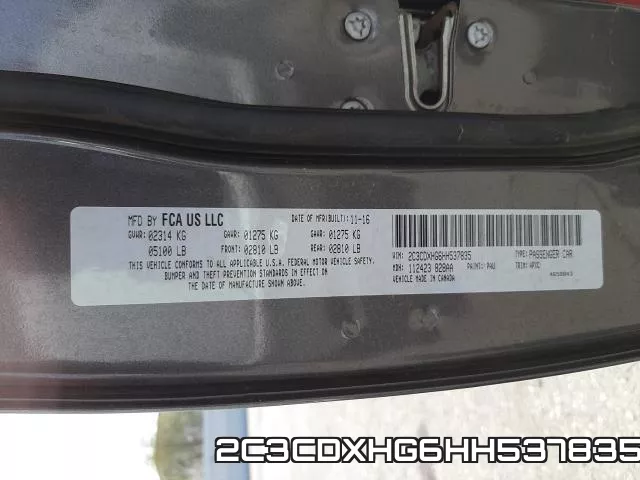 2C3CDXHG6HH537835 фото 2