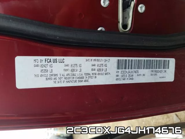 2C3CDXJG4JH174676 фото 2