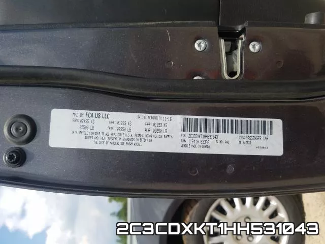 2C3CDXKT1HH531043 фото 2