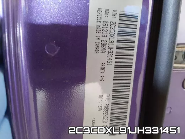2C3CDXL91JH331451 фото 2