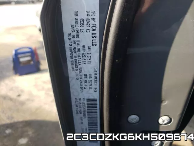 2C3CDZKG6KH509674 фото 2
