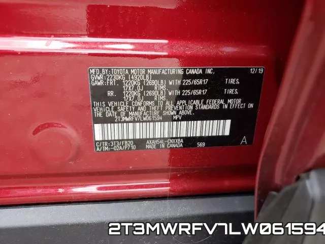 2T3MWRFV7LW061594 фото 2