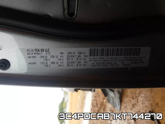 3C4PDCAB7KT744270 фото 2