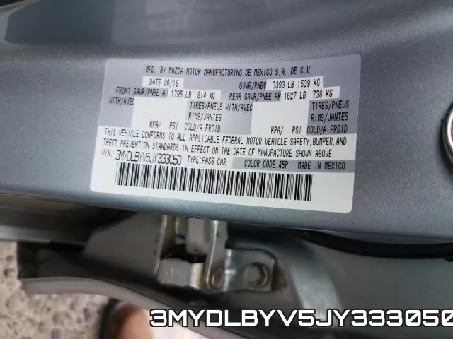 3MYDLBYV5JY333050 фото 2